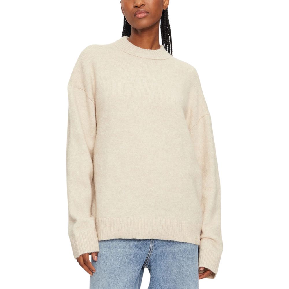 Calvin Klein Jeans Beige Polyester Sweatshirt