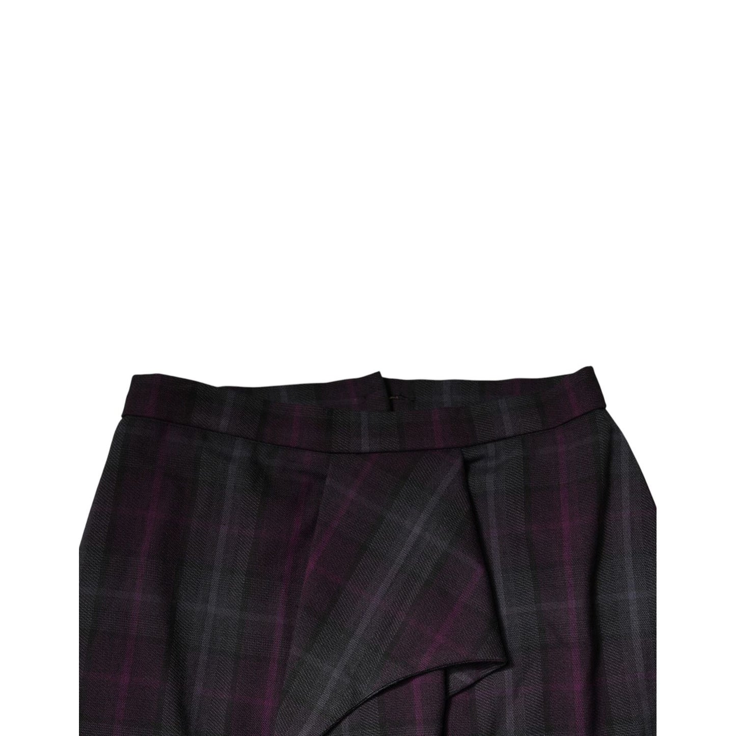 BENCIVENGA Multicolor Checkered Ruffle High Waist Mini Skirt