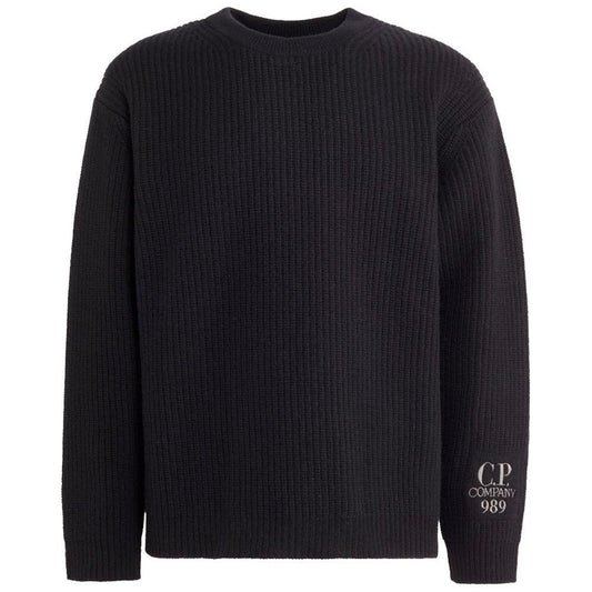 C.P. Company Black Wool Men Sweater CP-14765-S