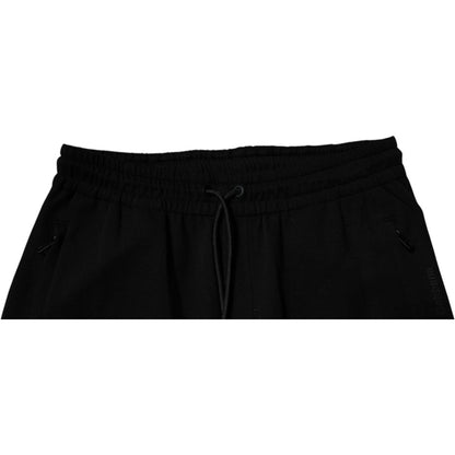 Dolce & Gabbana Black Cotton Jogger Jogging Pants