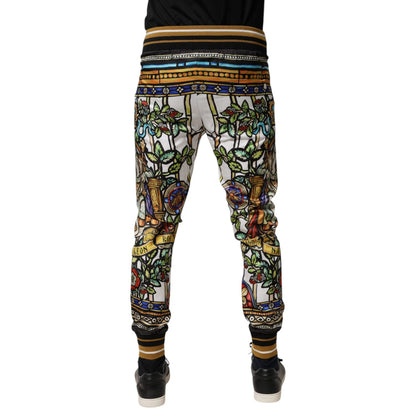 Dolce & Gabbana Multicolor NAPOLEON Jogger Sweatpants Pants