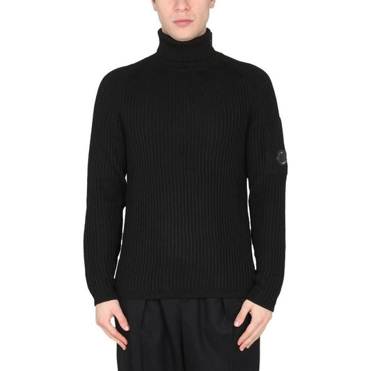 C.P. Company Black Wool Sweater CP-14815-IT48 | M