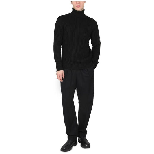C.P. Company Black Wool Sweater CP-14815-IT48 | M