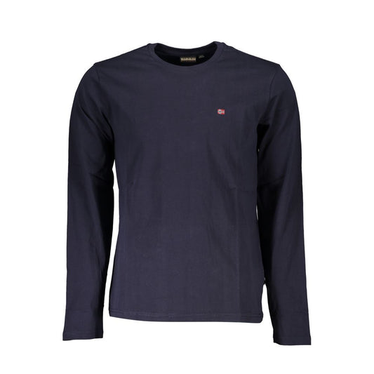 Napapijri Blue Cotton Sportswear