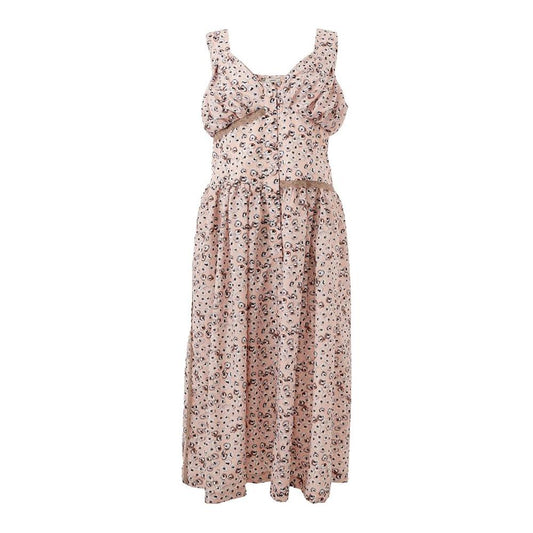 Lardini Elegant Pink Acetate Dress for Evening Elegance LA-1173675-IT40|S