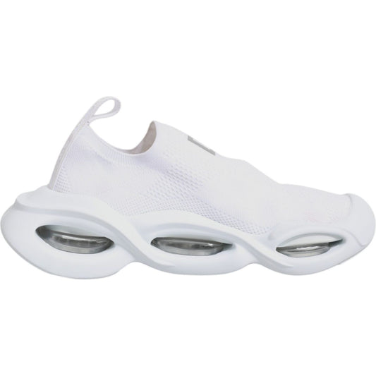 Dolce & Gabbana White Slip On Wave Low Top Sneakers Shoes LA12442-35