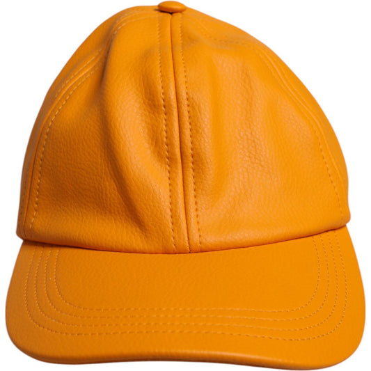 Dolce & Gabbana Orange Cotton 6 Panels Baseball Cap HAT9720-58