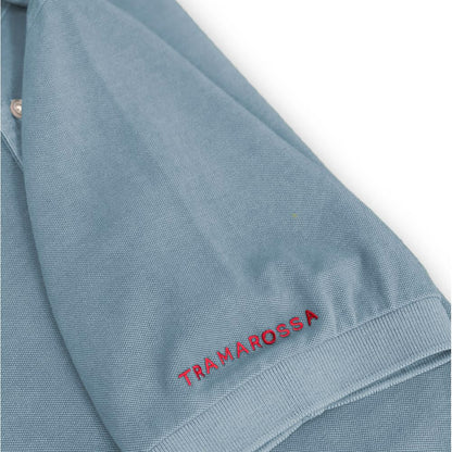 Tramarossa Blue Cotton Polo Shirt