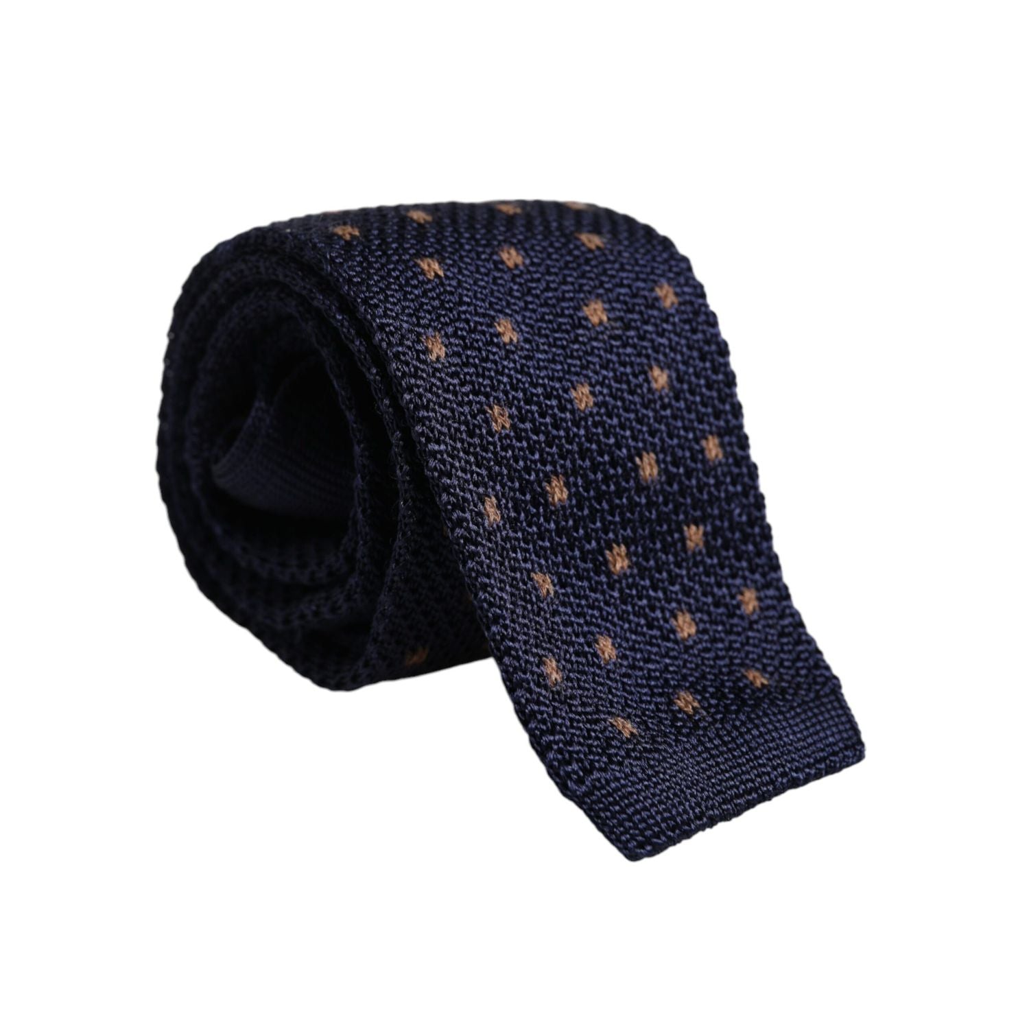 Dolce & Gabbana Blue Polka Dot Silk Adjustable Necktie Tie