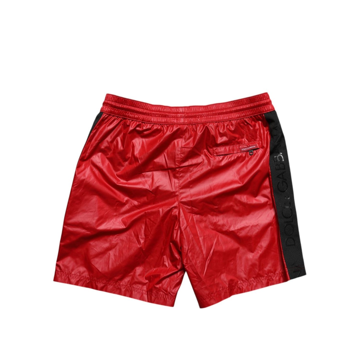 Dolce & Gabbana Red Polyester Beachwear Shorts 2Pc Swimwear
