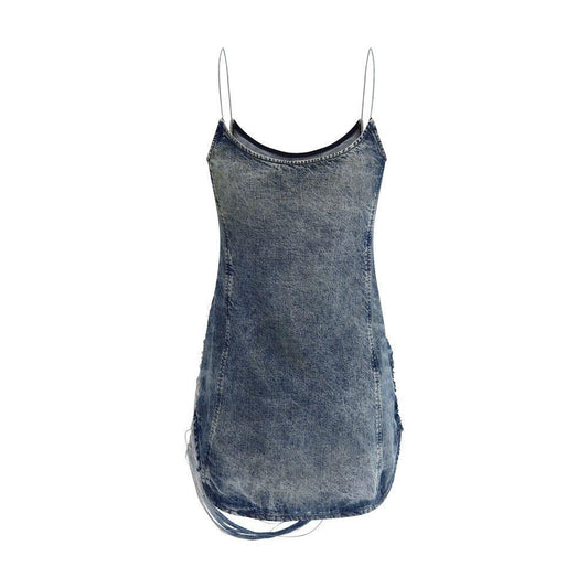 Diesel De-dra-short-fsg Mini Dress in denim DI-A189640CMBP01-S