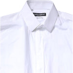 Dolce & Gabbana White SICILIA Cotton Formal Men Dress Shirt TSH6286-37