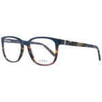 Guess Brown Men Glasses Frame, square shape, full-rim acetate, demo lenses, spring hinge, 53-18-145, stylish eyewear for men.