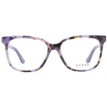 Alt Tag: Guess Purple Women Glasses Frame with full-rim plastic frame and square style, includes branded case.