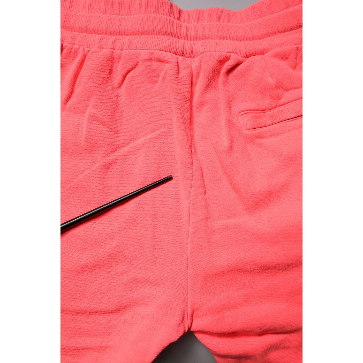 Dolce & Gabbana Neon Red Cotton Jogger Men Sweatpants Pants