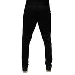 Dolce & Gabbana Black Polyester Men Jogger Sweatpants Pants PAN76000-48
