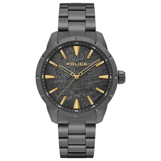Police Black Stainless Steel Watch POPEWJG2202902AC