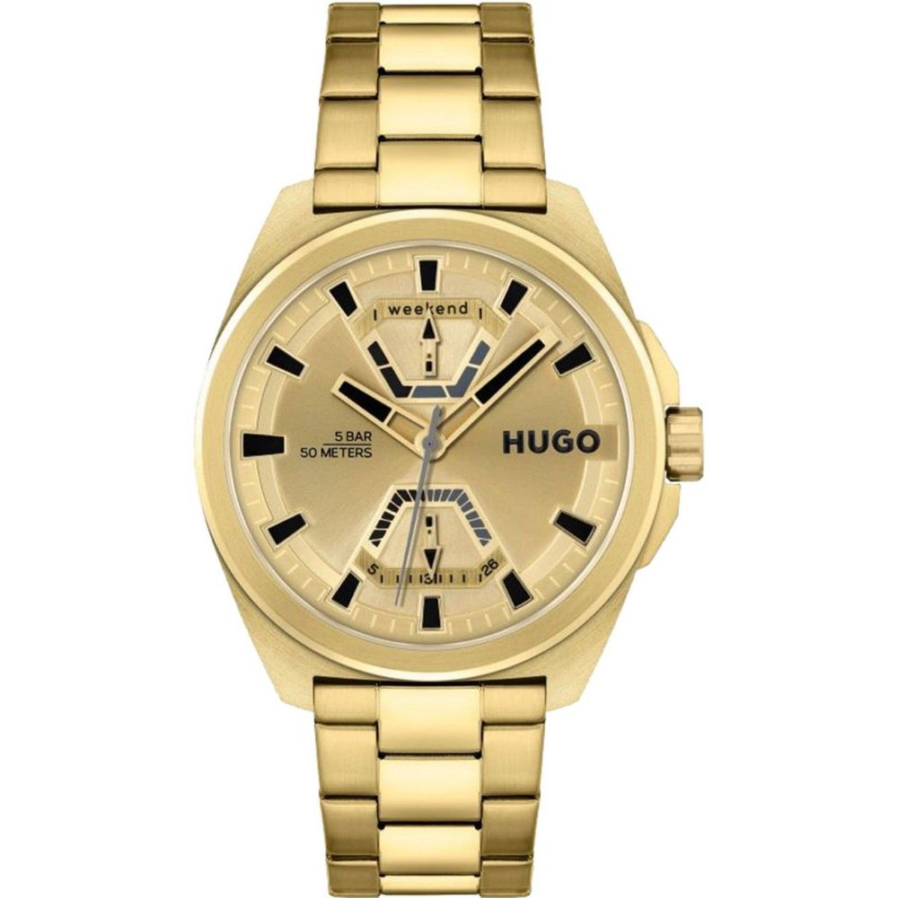 Hugo Boss Gold Stainless Steel Dress Watch