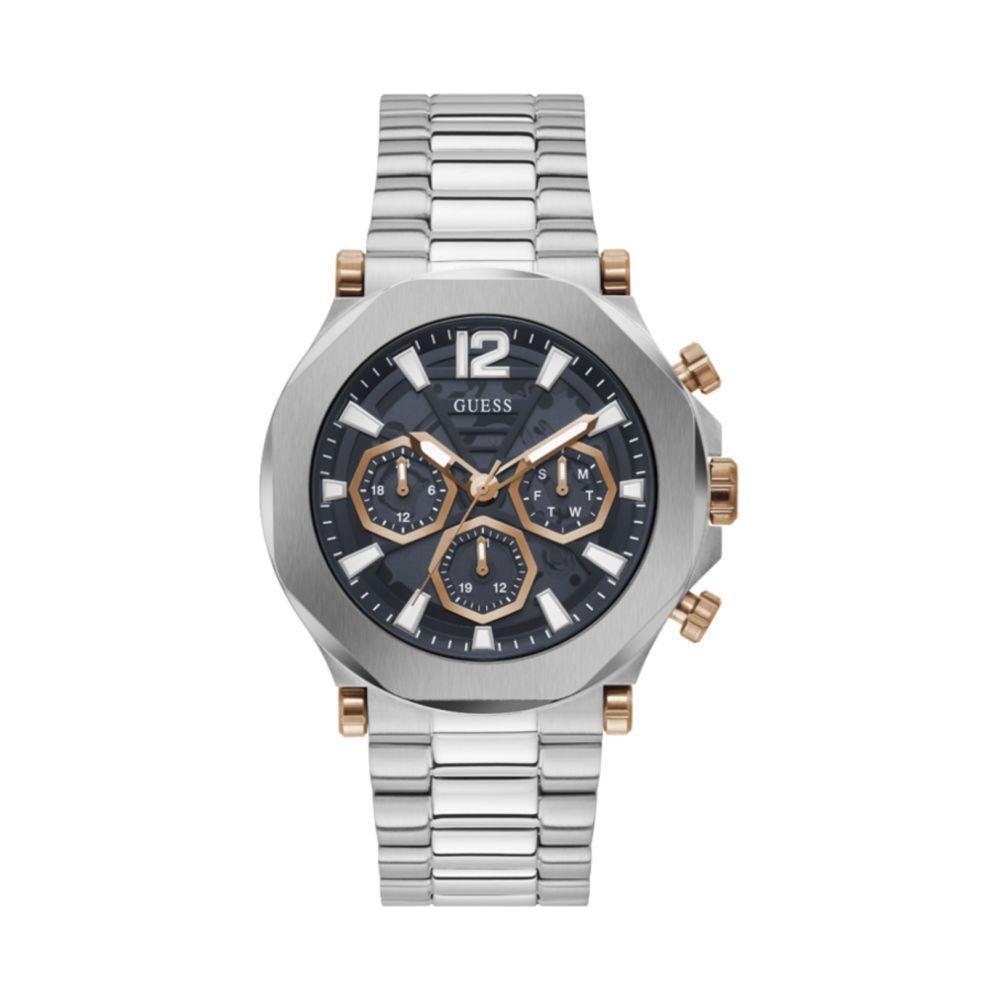 Guess Gray Stainless Steel Dress Watch