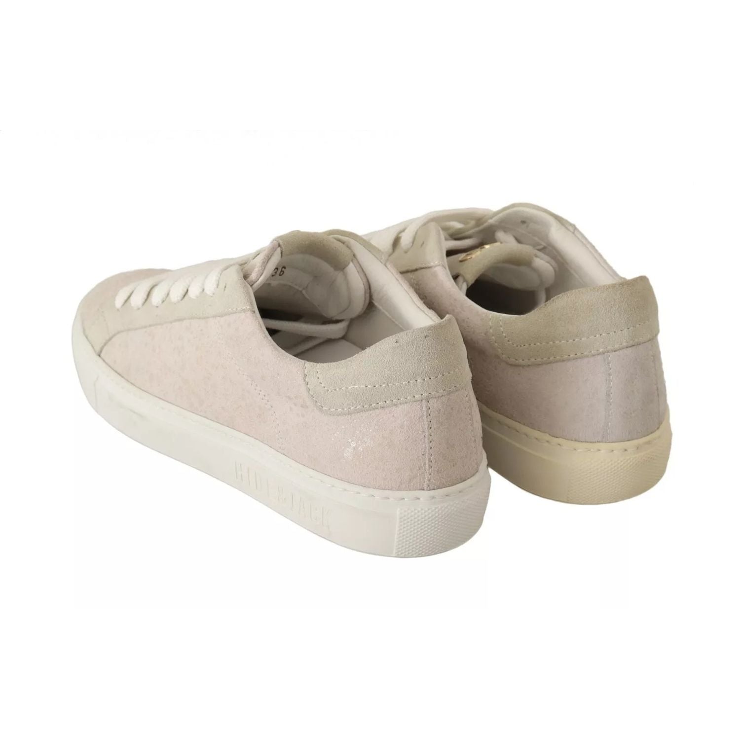 HIDE & JACK Off White Low Top Lace Up Sneakers Shoes