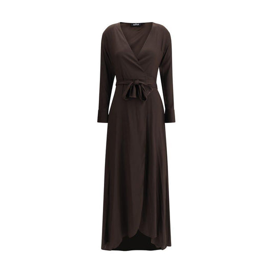 Ella Long chemisier Dress EL-PDR115CREPE77-S