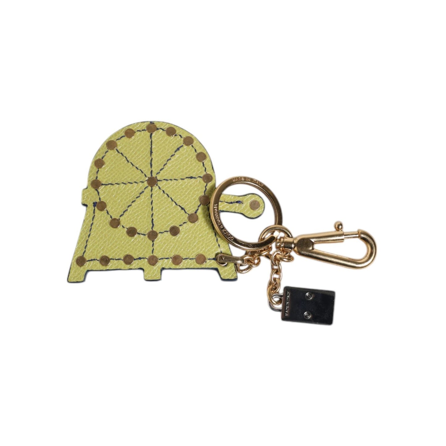 Dolce & Gabbana Multicolor Gold Tone Carretto Keychain Keyring