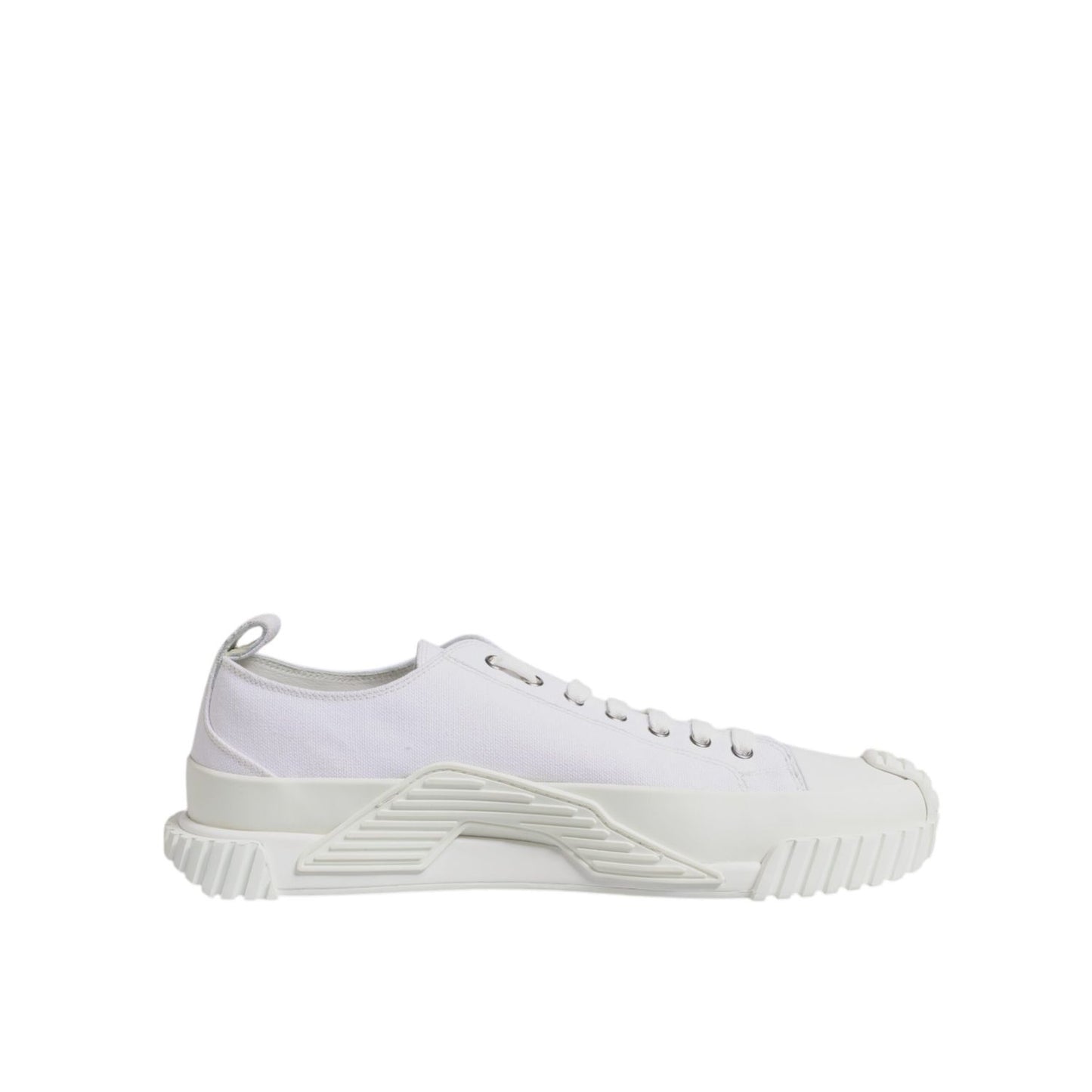 Dolce & Gabbana White Leather Low Top NS1 Sneakers Shoes