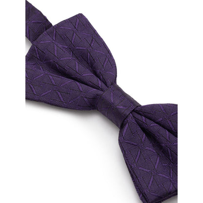 Dolce & Gabbana Purple Silk Bowtie