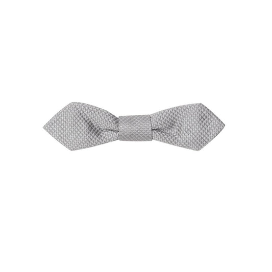 Dolce & Gabbana Gray Silk Bowty DO-8301668-ONE SIZE