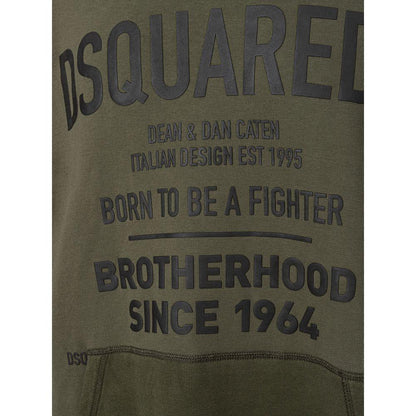 Dsquared² Green Cotton Sweatshirt