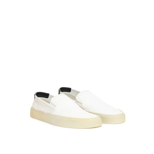 Saint Laurent White Cotton Sneaker SA-4825666-EU35.5/US5.5
