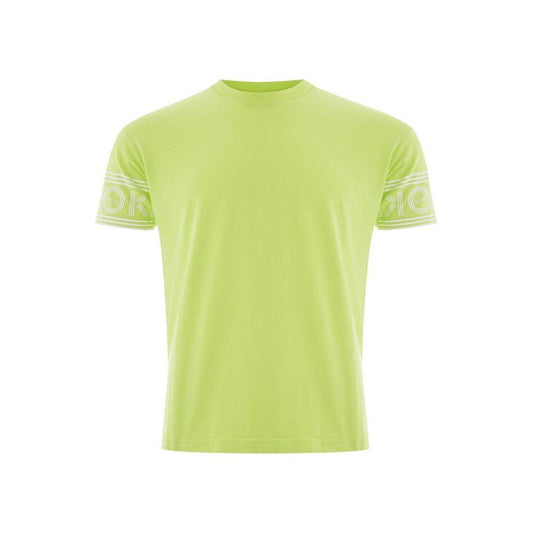 Kenzo Sunny Yellow Cotton Tee For Stylish Men KE-1371669-XS