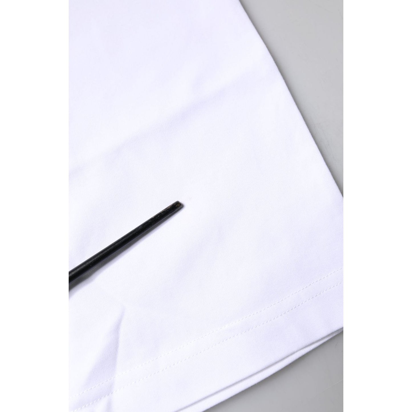 Dolce & Gabbana White Bellissima Cotton Crew Neck T-shirt