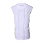 Dolce & Gabbana White Cotton Sleeveless Printed Tank T-shirt