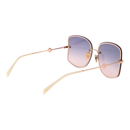Maje Rose Gold Metal Sunglasses