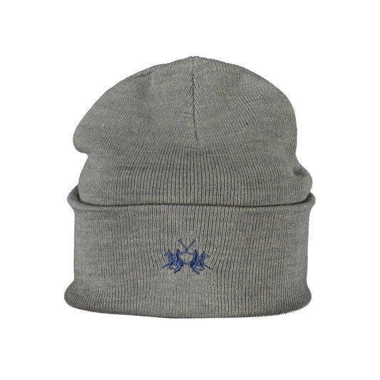 La Martina Gray Polyester Hats & Cap LA-27038