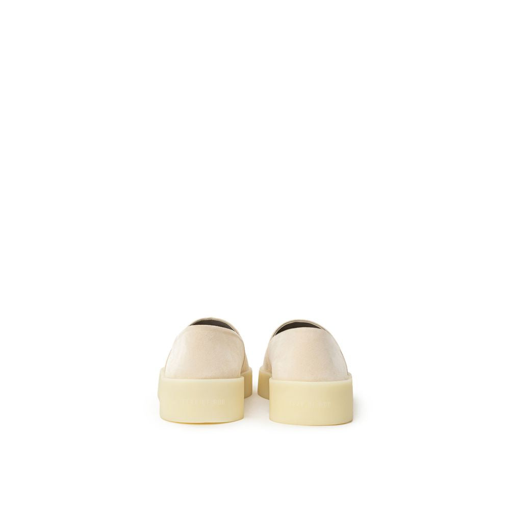 Fear Of God Beige Leather Slip-On Loafer