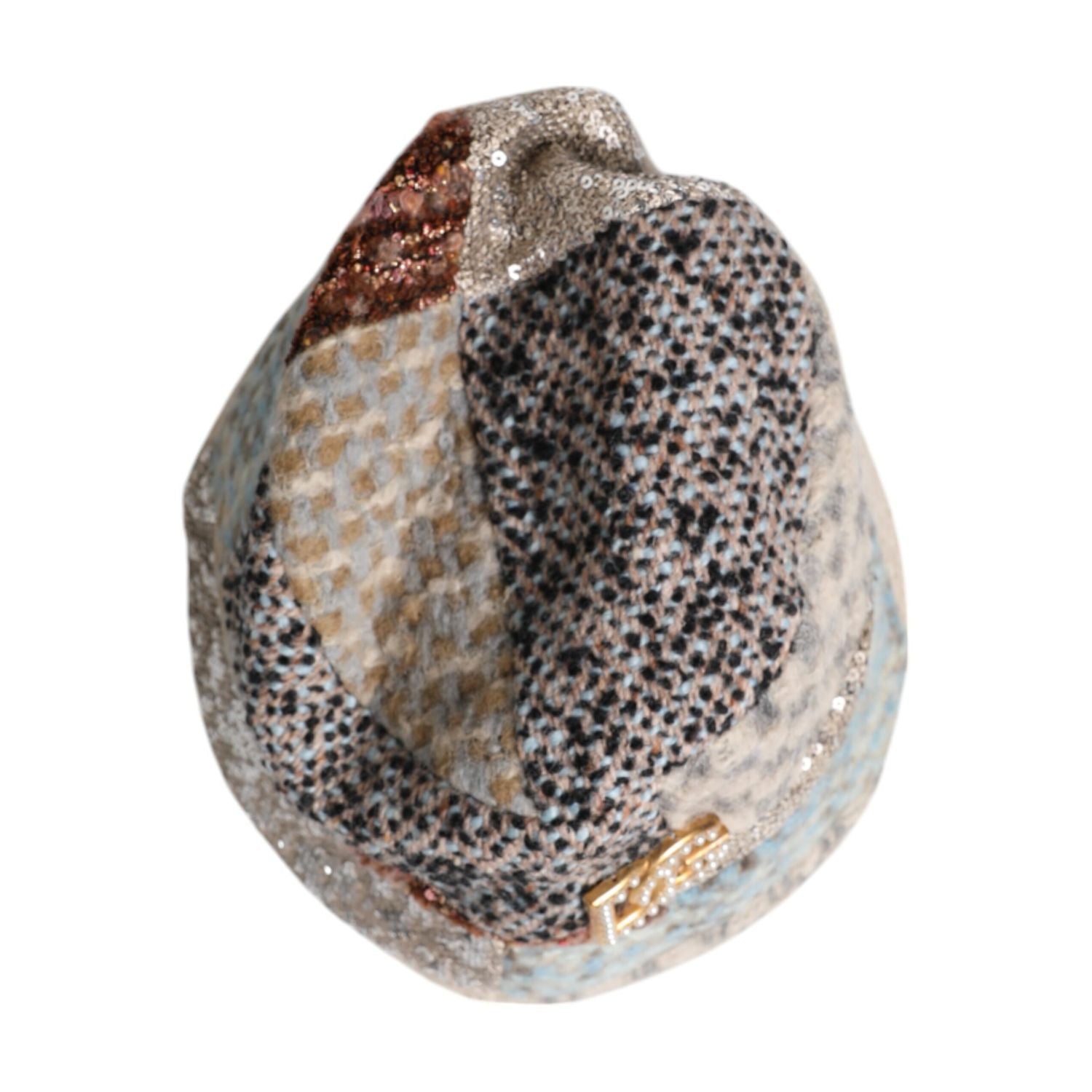 Dolce & Gabbana Multicolor Patchwork Embellished Bucket Hat