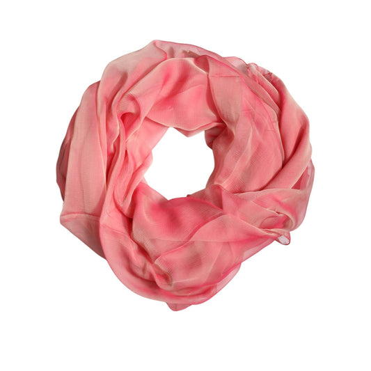 Dolce & Gabbana Pink Silk Rectangle Women Wrap Shawl Scarf
