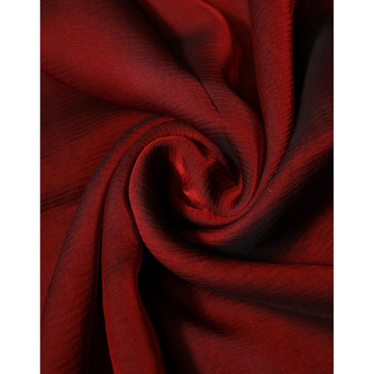 Dolce & Gabbana Red Silk Rectangle Women Wrap Shawl Scarf