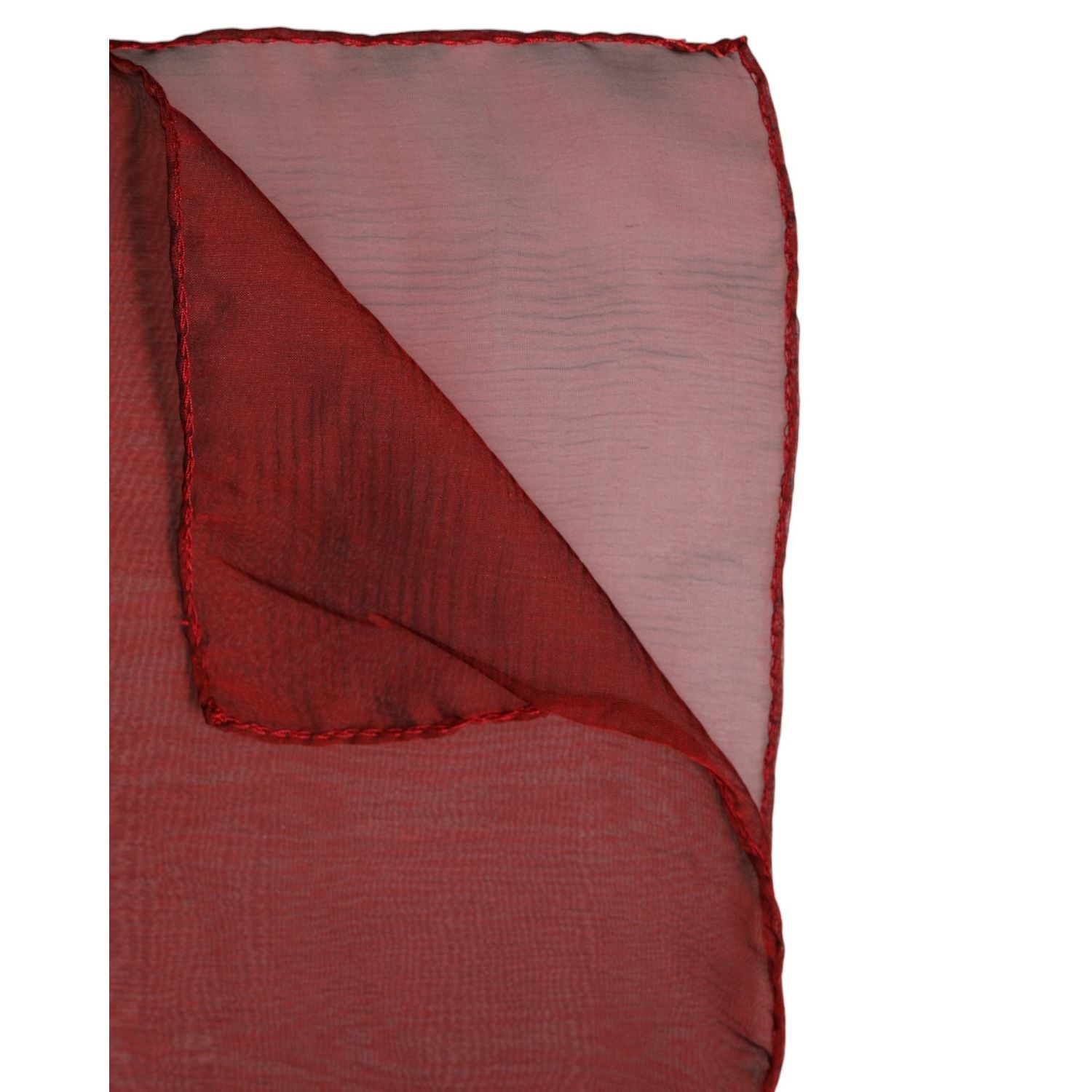 Dolce & Gabbana Red Silk Rectangle Women Wrap Shawl Scarf