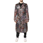 Dolce & Gabbana Multicolor Royal Bee Crown Trench Coat Jacket JKT3795-48