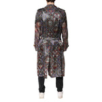 Dolce & Gabbana Multicolor Royal Bee Crown Trench Coat Jacket JKT3795-48