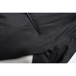 Dolce & Gabbana Black Linen Single Breasted Men Coat Blazer JKT41382-46