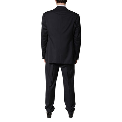 Emporio Armani Black Single Breasted Formal 2 Piece Suit