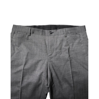 Dolce & Gabbana Gray Wool Single Breasted 2 Piece Suit