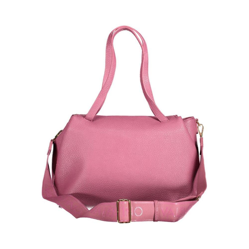 Front view with bag zipped and handles upright.
