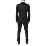 Dolce & Gabbana Black Wool Single Breasted 3 Piece Suit KOS2192-46