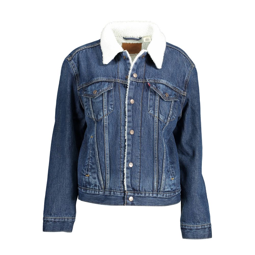 Levi's Blu Cotton Women Jacket
