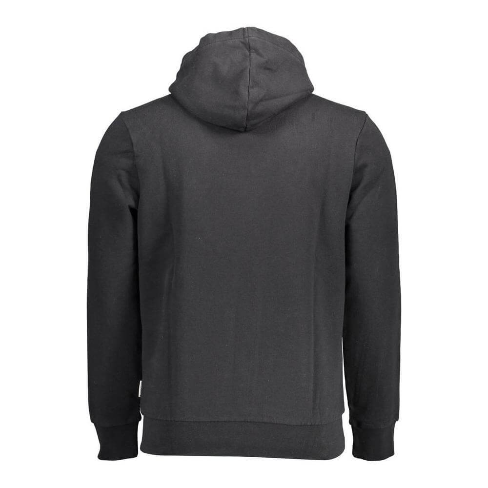 Napapijri Black Cotton Men Sweater NA-37299-XXL